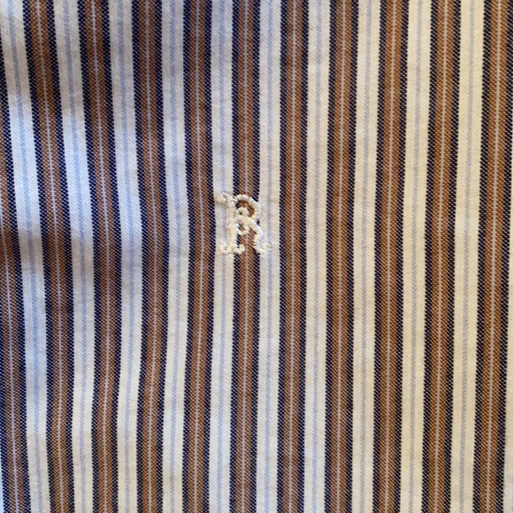 Billy Reid Taped Tuscumbia Shirt w Chevron Placket - Picture 4 of 6